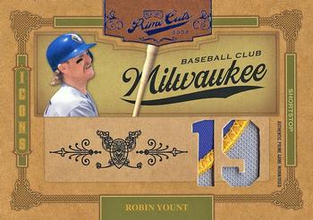 2008 Playoff Prime Cuts - Icons Jersey Number Prime #22 Robin Yount Front