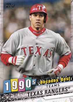 2020 Topps - Decades' Best (Series Two) #DB-79 Texas Rangers Front