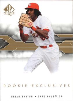 2008 SP Authentic - Rookie Exclusives #RE-BA Brian Barton Front