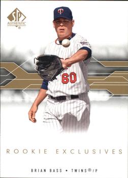 2008 SP Authentic - Rookie Exclusives #RE-BR Brian Bass Front