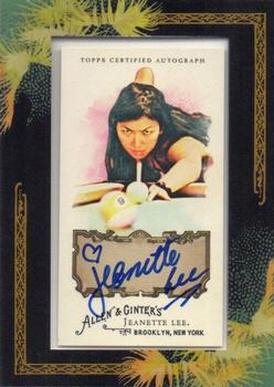 2008 Topps Allen & Ginter - Autographs #AGA-JL Jeanette Lee Front