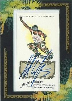 2008 Topps Allen & Ginter - Autographs #AGA-SW Stevie Williams Front
