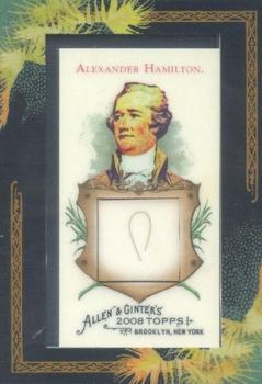 2008 Topps Allen & Ginter - DNA Relics #DNA-AH Alexander Hamilton Front