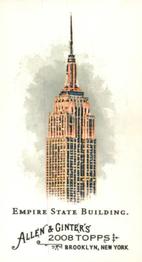 2008 Topps Allen & Ginter - Mini Bazooka #29 Empire State Building Front