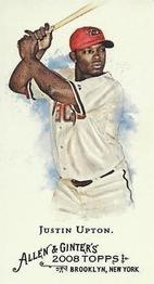 2008 Topps Allen & Ginter - Mini No Card Number #NNO Justin Upton Front