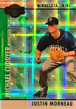 2008 Topps Co-Signers - Hyper Plaid Green #026 Justin Morneau / Michael Cuddyer Front