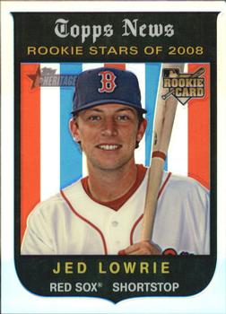 2008 Topps Heritage - Chrome Refractors #C249 Jed Lowrie Front