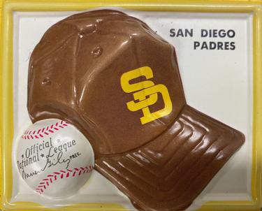 1969 Fleer 3D Trophy Hats #NNO San Diego Padres Front