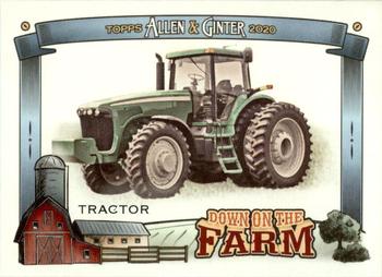 2020 Topps Allen & Ginter - Down on the Farm #DF-T Tractor Front