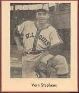 1947 Sports Exchange Miniatures (W602) #NNO Vern Stephens Front