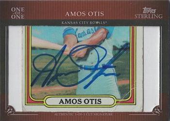 2009 Topps Sterling - Cut Signatures #MPS-71 Amos Otis Front