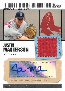 2009 Topps Ticket to Stardom - Autograph Relics #TSAR-JM Justin Masterson Front
