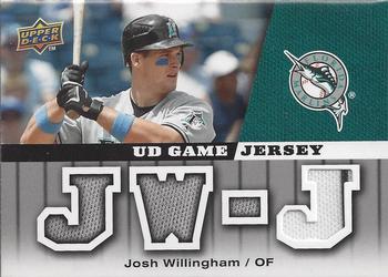 2009 Upper Deck - UD Game Jersey #GJ-JW Josh Willingham Front
