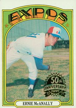 2021 Topps Heritage - 50th Anniversary Buybacks #58 Ernie McAnally Front