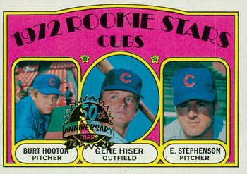 2021 Topps Heritage - 50th Anniversary Buybacks #61 Cubs 1972 Rookie Stars (Burt Hooton / Gene Hiser / Earl Stephenson) Front