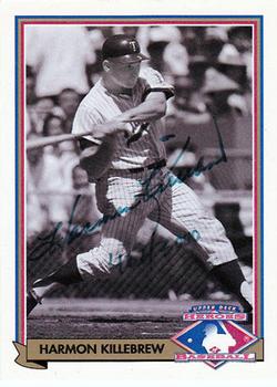 1991 Upper Deck - Heroes of Baseball Autographed #H1 Harmon Killebrew Front