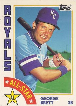 1984 Topps - Collector's Edition (Tiffany) #399 George Brett Front