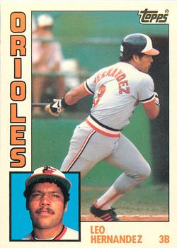 1984 Topps - Collector's Edition (Tiffany) #71 Leo Hernandez Front