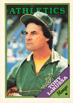 1988 Topps - Collector's Edition (Tiffany) #344 Tony LaRussa Front