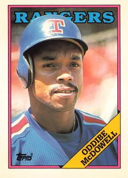 1988 Topps - Collector's Edition (Tiffany) #617 Oddibe McDowell Front