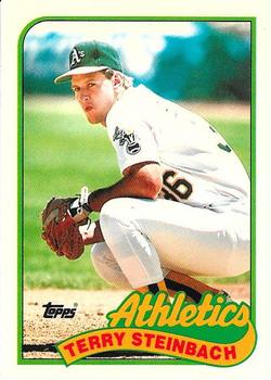 1989 Topps - Collector's Edition (Tiffany) #725 Terry Steinbach Front