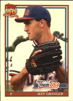 1991 Topps Traded - Limited Edition (Tiffany) #49T Jeff Granger Front