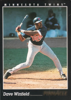 1993 Pinnacle #438 Dave Winfield Front