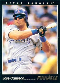 1993 Pinnacle #49 Jose Canseco Front