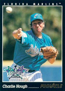 1993 Pinnacle #523 Charlie Hough Front