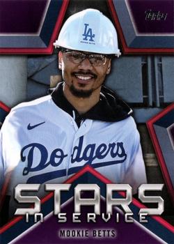 2021 Topps - Stars in Service #SIS-7 Mookie Betts Front