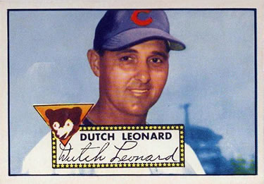 1952 Topps #110 Dutch Leonard Front