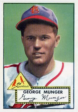1952 Topps #115 George Munger Front