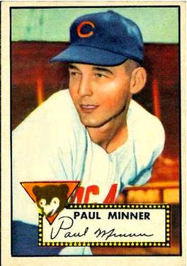 1952 Topps #127 Paul Minner Front