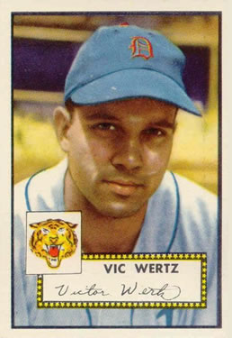 1952 Topps #244 Vic Wertz Front