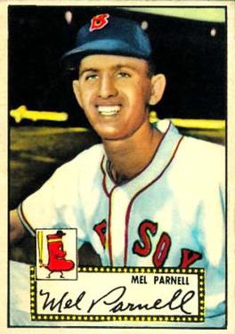 1952 Topps #30 Mel Parnell Front