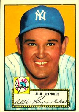 1952 Topps #67 Allie Reynolds Front