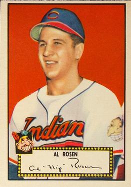 1952 Topps #10 Al Rosen Front