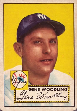 1952 Topps #99 Gene Woodling Front