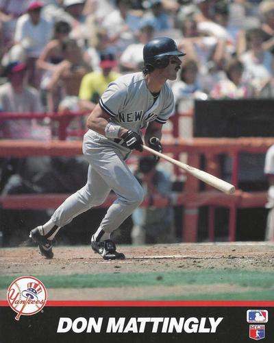 1989 T&M Sports Action Photos #NNO Don Mattingly Front