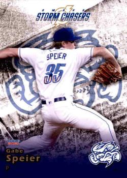 2021 Choice Omaha Storm Chasers #21 Gabe Speier Front