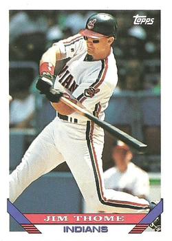 1993 Topps #603 Jim Thome Front