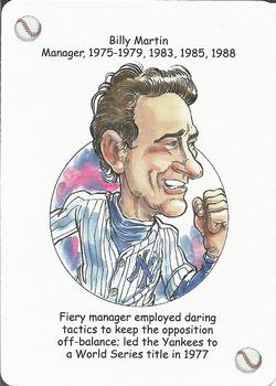 2022 Hero Decks New York Yankees Baseball Heroes Playing Cards (12th Edition) #NNO Billy Martin Front