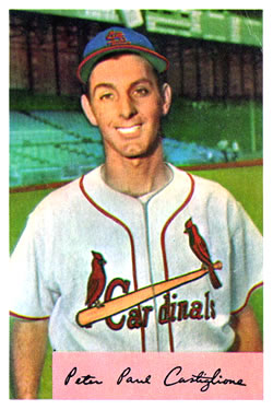 1954 Bowman #174 Pete Castiglione Front