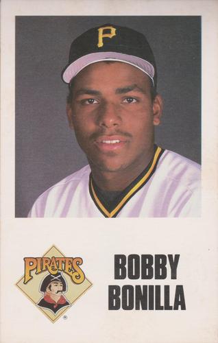 1988 Pittsburgh Pirates Schedule Postcards #NNO Bobby Bonilla Front