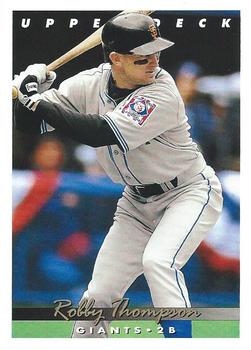 1993 Upper Deck #126 Robby Thompson Front