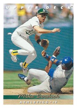 1993 Upper Deck #189 Mike Bordick Front