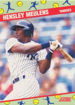 1991 Score Convention Promos #4 Hensley Meulens Front