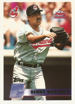 1996 Topps Team Topps Cleveland Indians #181 Denny Martinez Front