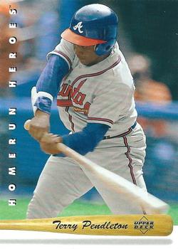 1993 Upper Deck - Home Run Heroes #HR18 Terry Pendleton Front