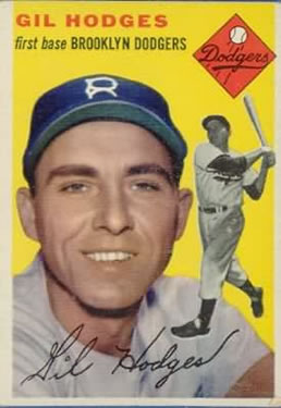 1954 Topps #102 Gil Hodges Front